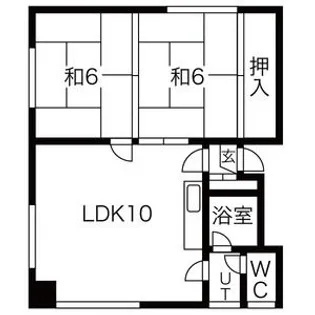 ショート麻生【201号室】の間取り