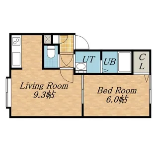 サンフラワー【202号室】の間取り