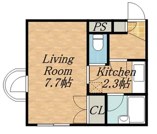 フローレス麻生【112号室】の間取り