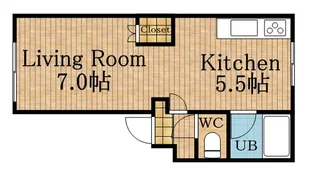 アーヴァンTOMO【2階】の間取り