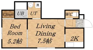 VILLA・POPOLOⅢ【2階】の間取り