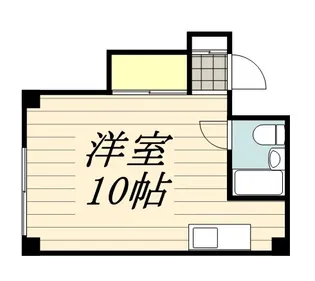 34条ビル【301号室】の間取り