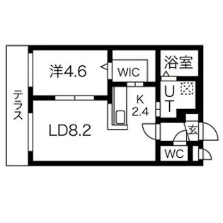 プレミアエグゼクティブⅡ【1階】の間取り