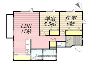 4LEAF−N43【3階】の間取り