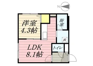 ELLE南麻生 (エル南麻生)【4階】の間取り