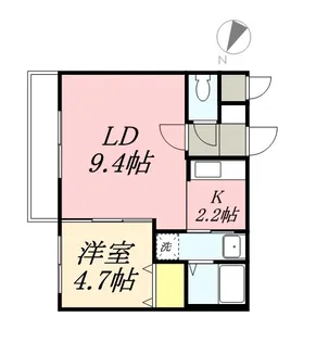 ミルスリール発寒【3階】の間取り