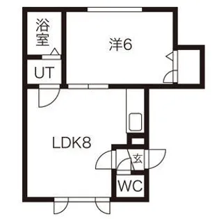 ヴィラ森林公園参番館【2階】の間取り