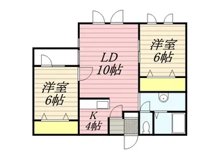 アプロード716【2階】の間取り