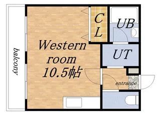 第53松井ビル【103号室】の間取り