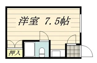 北24条駅ハウス【101号室】の間取り