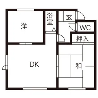 柏ハイツ【101号室】の間取り