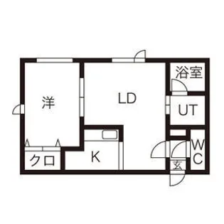 百合が原レモンハイツ【3階】の間取り