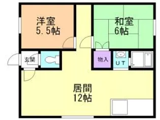藤ハイツ【1階】の間取り