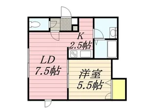 カーサシエナ【0201号室】の間取り