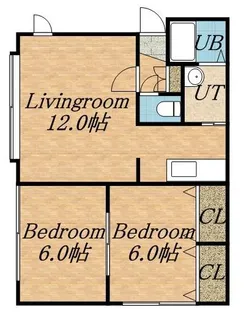 TKーエスパス【0102号室】の間取り