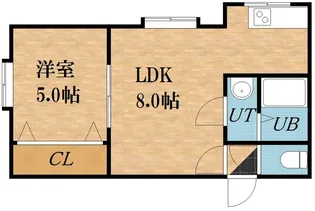 アメニティコート【0204号室】の間取り
