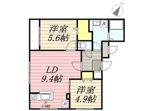 ブランシャールNEIGE【5階】の間取り