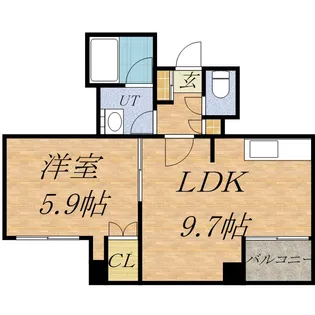 エスポワール204【0903号室】の間取り