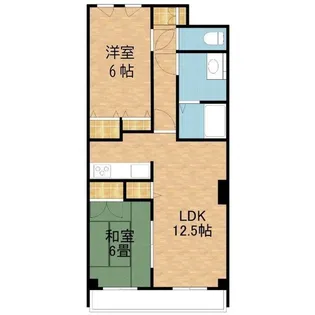 ヴァンヴェール医大前【5階】の間取り