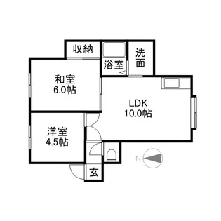 サンパラダイス32【0205号室】の間取り