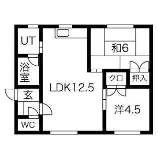 コーポ土田 B【101号室】の間取り