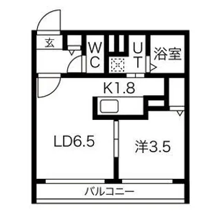 NICO麻生【4階】の間取り