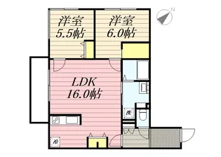 チリエージョノルド【3階】の間取り