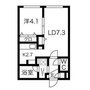 ALEGRIA北円山(アレグリア)【3階】の間取り