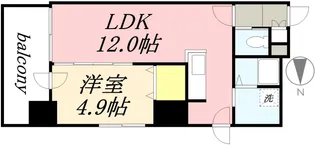 アルファスクエア北15条 【15階】の間取り
