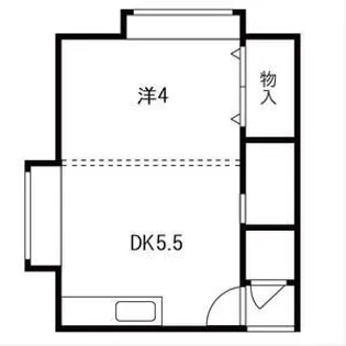 コーポ安暖手【2号室】の間取り