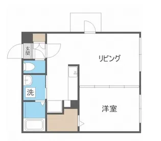 モルティーニ南円山【2階】の間取り