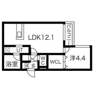 RAINBOWROAD宮の沢【3階】の間取り