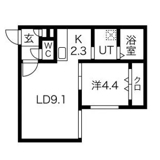 PINE VILLAGE YU(パインヴィレッジユー)【3階】の間取り
