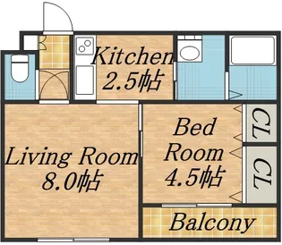 プルミエ発寒【3階】の間取り