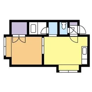 北陽ハイム【103号室】の間取り