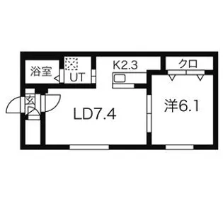 リージェントS札幌【2階】の間取り