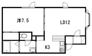 トークス91【1-D号室】の間取り