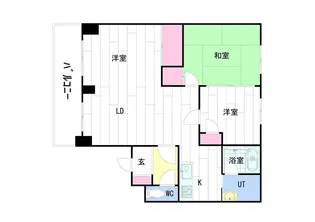 フロム・ザ・25【3階】の間取り