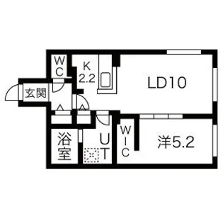 ラフィナート発寒中央【2階】の間取り