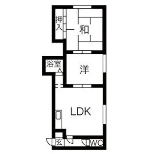 ノースヴィラ55【201号室】の間取り