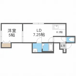 ドレエール【105号室】の間取り