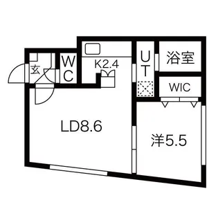 ECOA麻生駅前【3階】の間取り