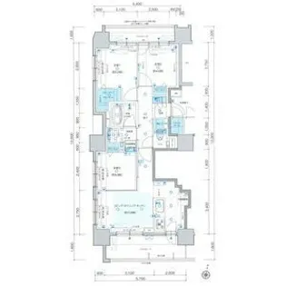 プレシス知事公館前WEST【9階】の間取り