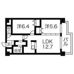 セゾン143【4階】の間取り