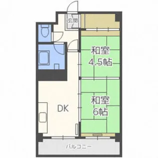 アルファスクエア北13条【807号室】の間取り