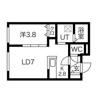 HORUS(ホルス)【3階】の間取り