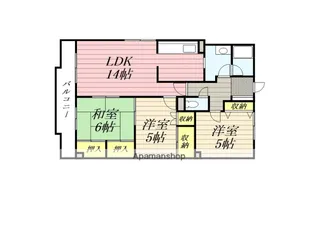 イマージュ25【302号室】の間取り