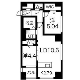 MODENA DIMORA (モデナ ディモーラ)【2階】の間取り