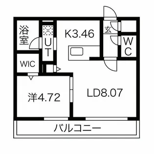 オハナ麻生【4階】の間取り