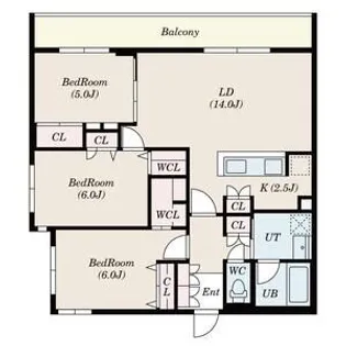 SーRESIDENCE神宮前【3階】の間取り